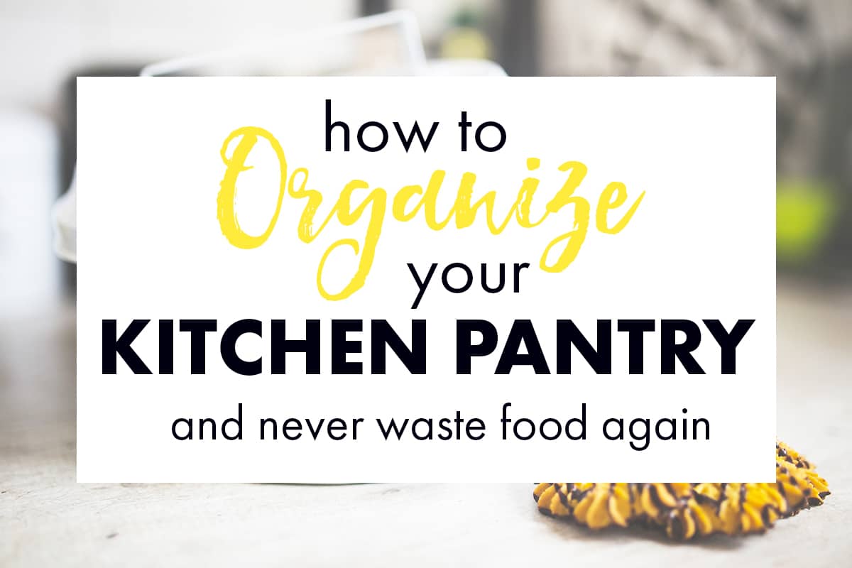 How one can Handle Your Kitchen Pantry and Not at all Waste Meals As soon as extra