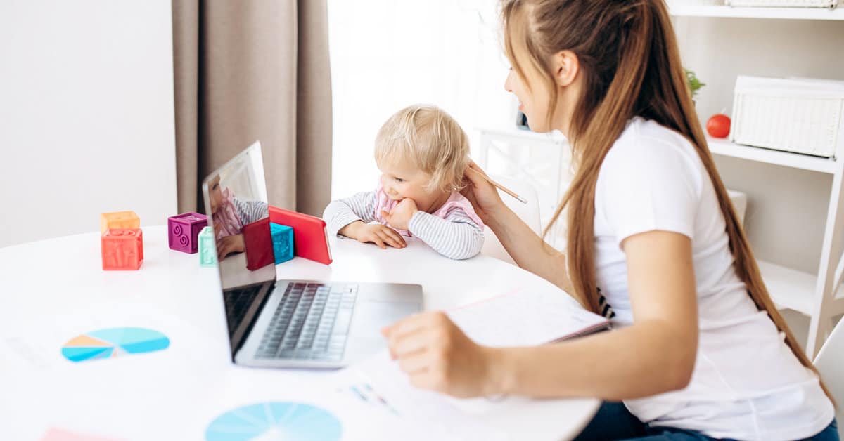 The best way to Work From Home With a Youngster